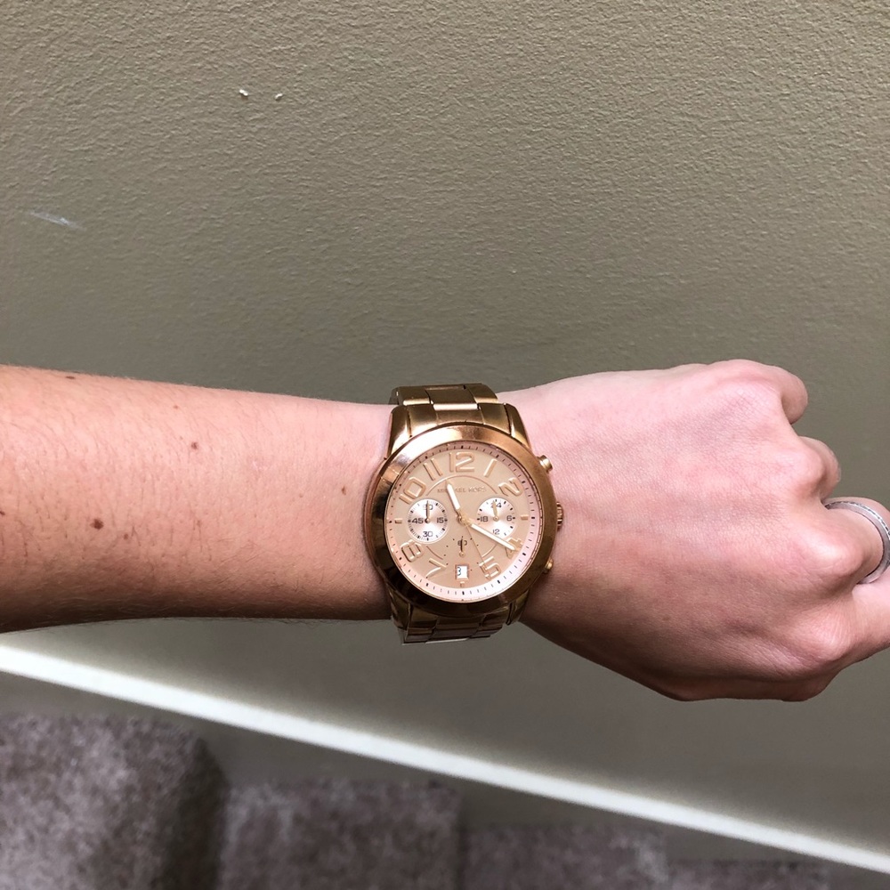 Authentic Rose Gold Michael Kors Watch